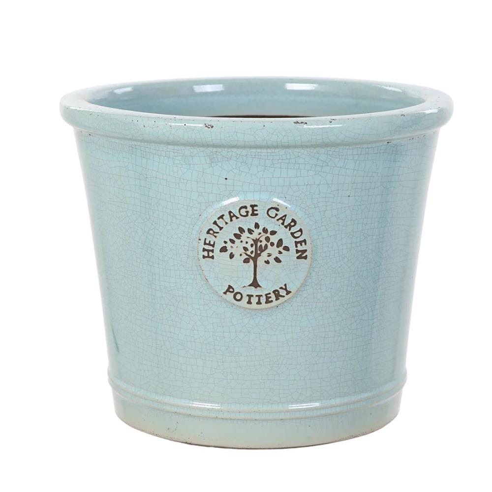 Edwardian Green Crackle Glaze Pot 26CM