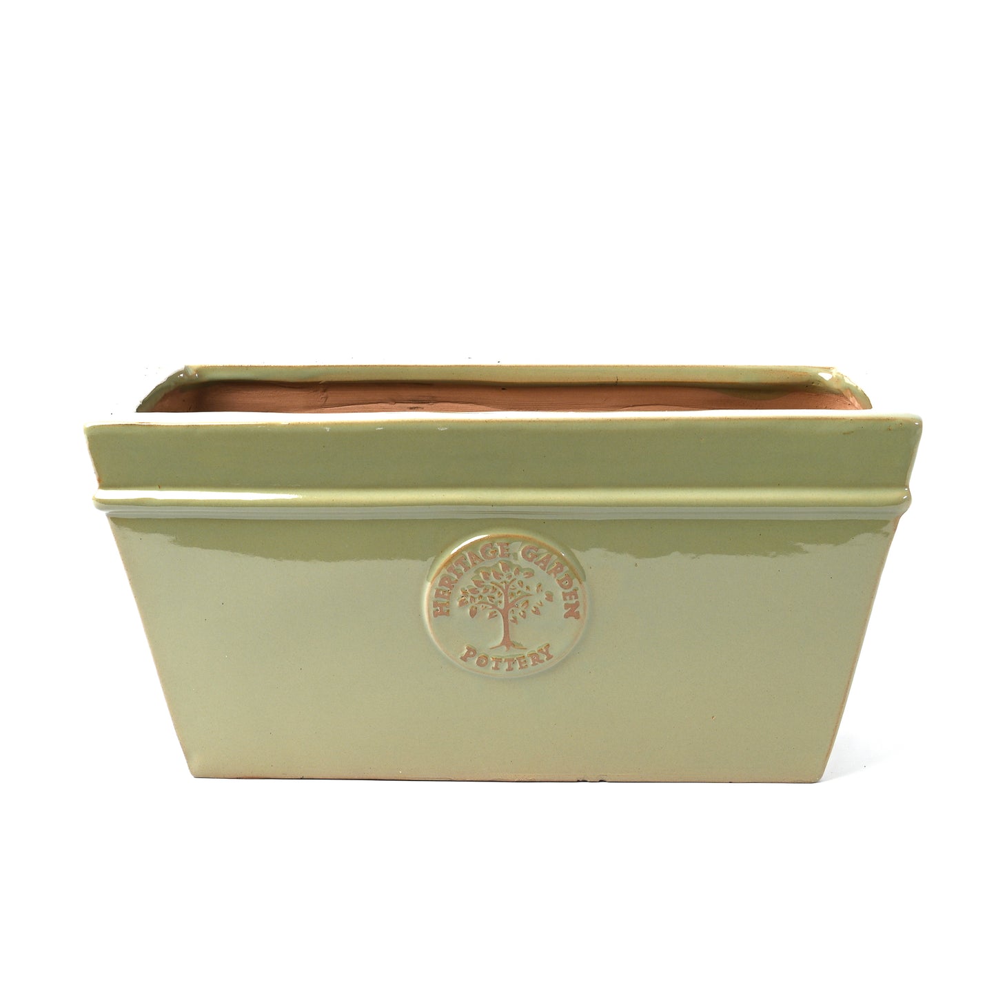 Glazed trough with heritage emblem