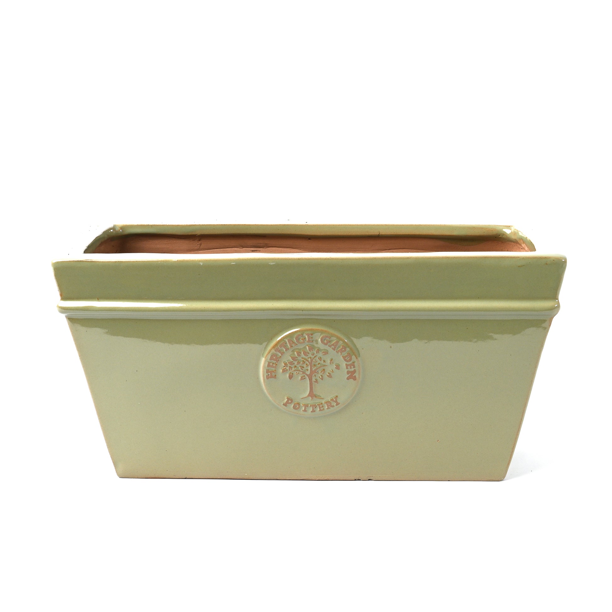 Glazed trough with heritage emblem