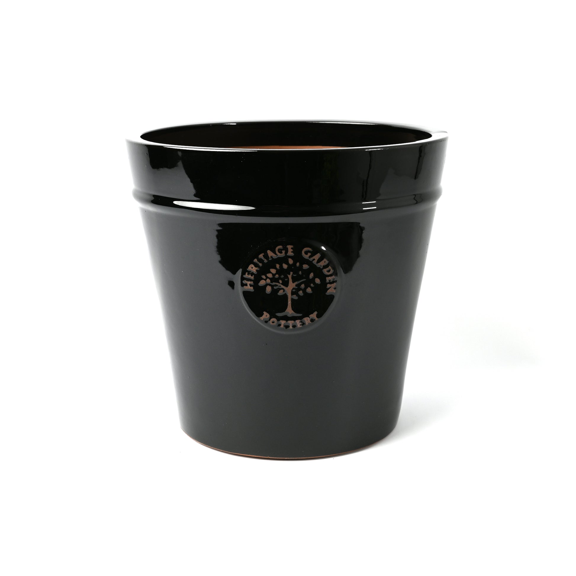 Small Black Garden Pot 