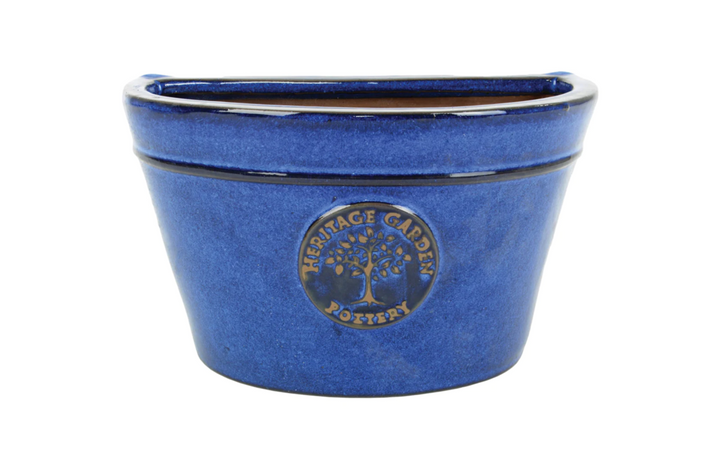 Woodlodge 41cm Blue Glazed Heritage Pot