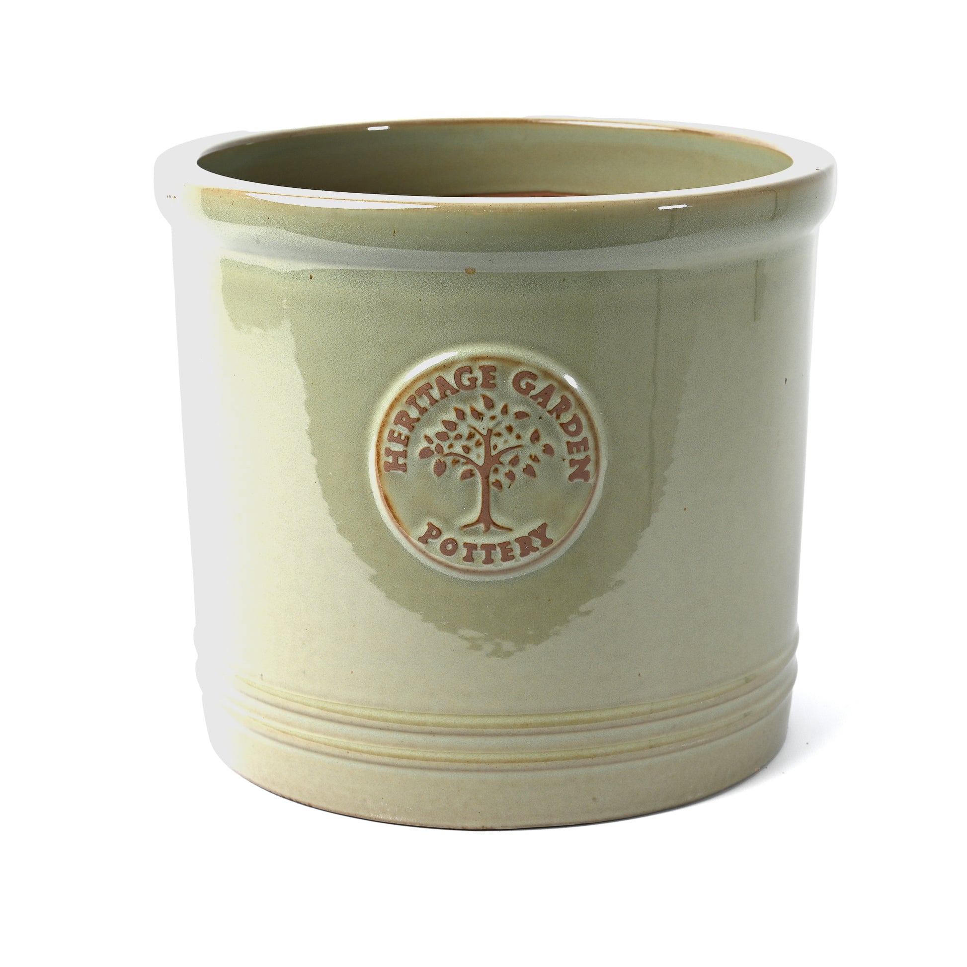 heritage garden plant pots Green Heritage Cylinder 30CM – Heritage Pot Company